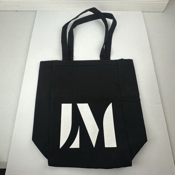 GEORGE LUCAS MUSEUM OF NARRATIVE ART Illustrated Spaceship Black Canvas Tote Bag - Picture 4 of 5